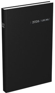 LECAS Agenda Carré 1 jour Travers 140 x 220 mm, 2026,assorti