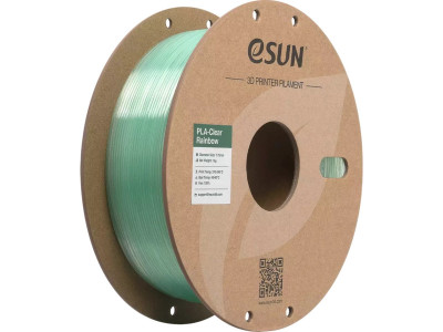 Esun PLA CLEAR 1,75mm CYAN CRYSTAL 1kg ESUN 3D RAINBOW FILAMENT
