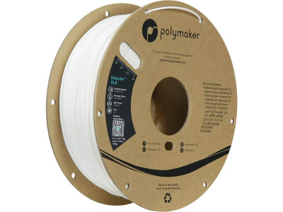 Polymaker PLA 1,75mm WHITE 1kg POLYMAKER POLYLITE 3D FILAMENT