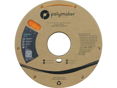 Polymaker TOUGH PLA 1,75mm ORANGE 0,75kg POLYMAKER POLYMAX 3D FILAMENT