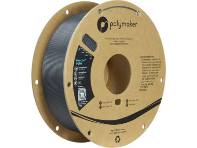 Polymaker PETG 1,75mm DARK GREY 1kg POLYMAKER POLYLITE 3D FILAMENT