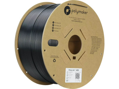Polymaker ABS 1,75mm BLACK 3kg POLYMAKER POLYLITE 3D FILAMENT
