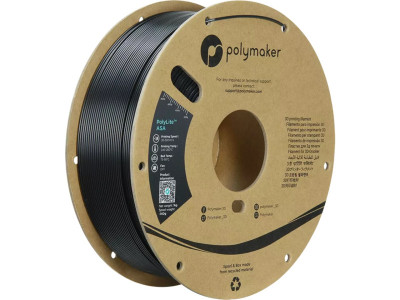 Polymaker ASA 1,75mm BLACK 1kg POLYMAKER POLYLITE 3D FILAMENT