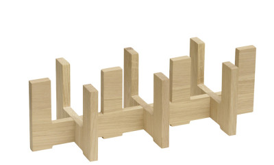 APS Podest für Glaskaraffe VALO, 3-fach, aus Eichenholz