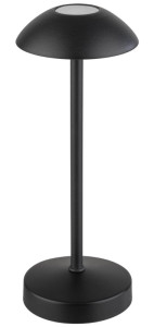 APS Akku LED-Tischleuchte ALVA, schwarz