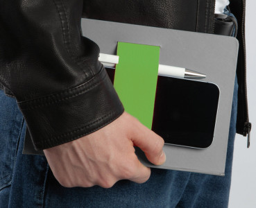 sigel Carnet Linescape, A5, ligné, gris foncé / gris