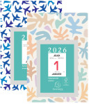 EXACOMPTA Ephéméride mural, 2026, 145 x 215 mm, fond Papier