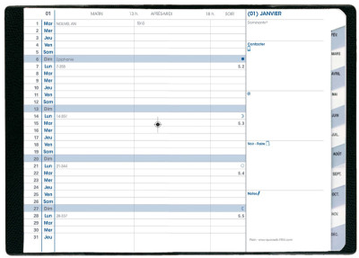 QUO VADIS Agenda de poche 
