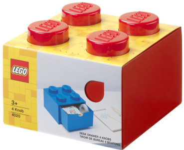 LEGO Brique tiroir DESK DRAWER 4, 1 tiroir, bleu
