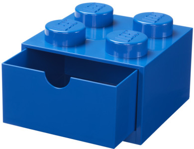 LEGO Brique tiroir DESK DRAWER 4, 1 tiroir, bleu