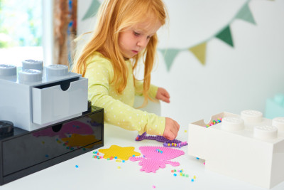 LEGO Brique tiroir DESK DRAWER 4, 1 tiroir, bleu