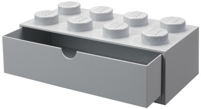 LEGO Brique tiroir DESK DRAWER 8, 1 tiroir, noir