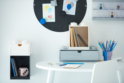 LEGO Brique tiroir DESK DRAWER 8, 1 tiroir, noir