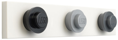 LEGO Portemanteau WALL HANGER RACK, noir/gris/gris foncé