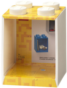LEGO Étagère en forme de brique BRICK SHELF 4, gris