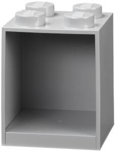 LEGO Étagère en forme de brique BRICK SHELF 4, gris