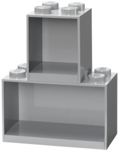 LEGO Set d'étagères en forme de brique BRICK SHELF, rouge