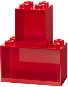 LEGO Set d'étagères en forme de brique BRICK SHELF, rouge