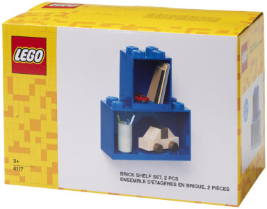 LEGO Set d'étagères en forme de brique BRICK SHELF, bleu