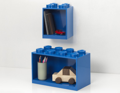 LEGO Set d'étagères en forme de brique BRICK SHELF, bleu