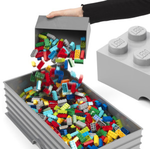 LEGO Jeu de pelles à briques BRICK SCOOPER SET, noir & gris