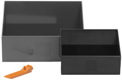 LEGO Jeu de pelles à briques BRICK SCOOPER SET, noir & gris