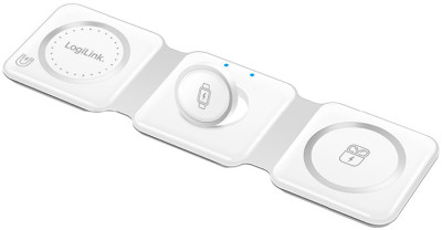LogiLink Station de charge pour iPhone/Apple Watch/AirPods