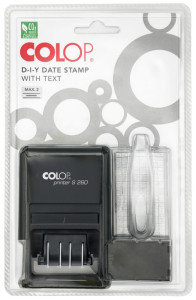 COLOP Datumstempel-Set Printer S260, schwarz