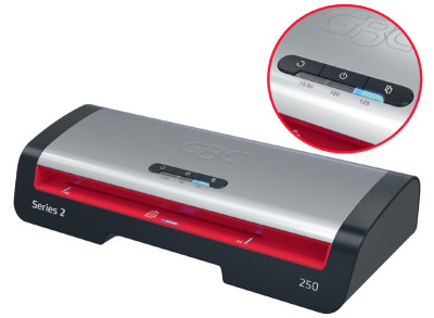 GBC Plastifieuse 250, jusqu'au format A4, noir/argent/rouge