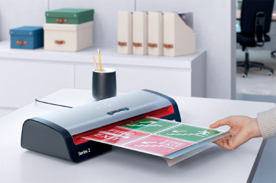 GBC Plastifieuse 250HS, jusqu'au format A3,noir/argent/rouge