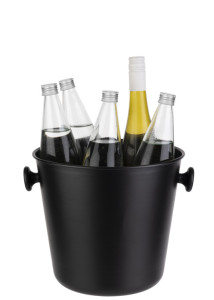 Support APS pour seau à vin/vin mousseux, hauteur : 730 mm, noir