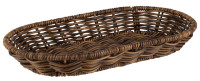 Corbeille à pain APS COVE, ovale, 280 x 160 mm, marron