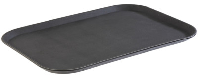 APS Serviertablett NOSLIDE, 530 x 20 x 365 mm, schwarz