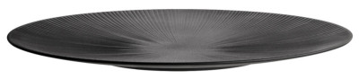 APS Servierplatte NERO, rund, Durchmesser: 500 mm, schwarz