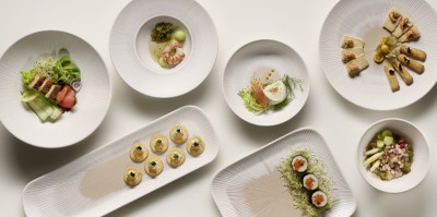 APS Speiseteller BLUSH tief, Durchmesser: 225 mm, beige