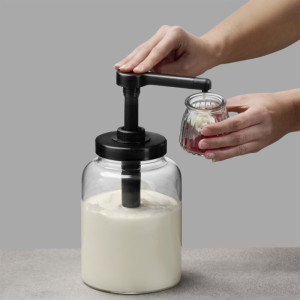APS Dosierspender DISPENSA, 1,7 Liter, transparent/schwarz