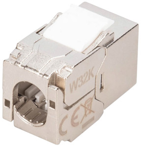 DIGITUS Boîtier compact pour module Keystone, cat.6A, blindé