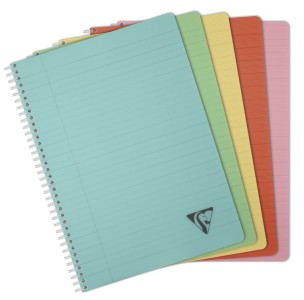 Clairefontaine Cahier reliure intégrale LINICOLOR, A4, rose