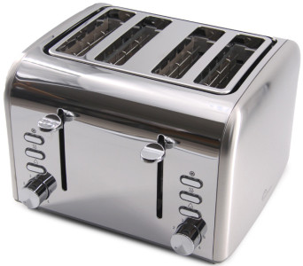 Little balance Grille-pain 4 tranches Premium Inox