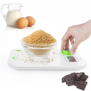 Little balance Balance de cuisine Kinetic, blanc/vert