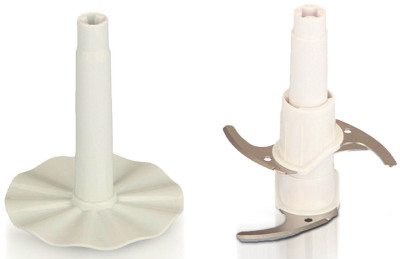 Little balance Mini-hachoir 3 en 1 Little Hachoir, blanc