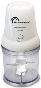 Little balance Mini-hachoir 3 en 1 Little Hachoir, blanc