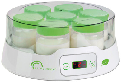 Little balance Yaourtière Digital, blanc/vert