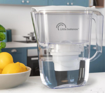 Little balance Carafe filtrante Claire + 6 cartouches