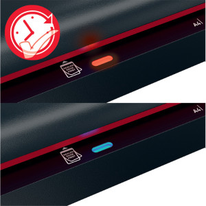 GBC Plastifieuse 240HS, jusqu'au format A3, noir/rouge
