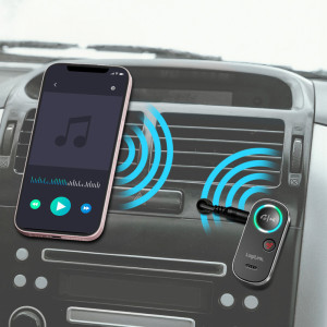 LogiLink BT 5.4 3D-Audio Receiver, schwarz, bluetoothfähig