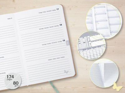 sigel Taschenkalender Jolie Pure 2026 