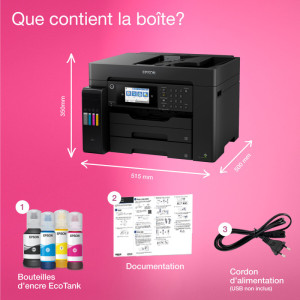 EPSON EcoTank ET-16605 Imprimante jet d'encre couleur multifonction A3 rechargeable