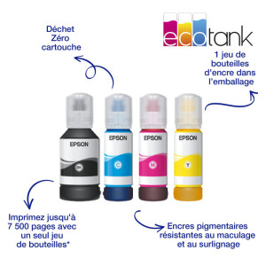 EPSON EcoTank ET-16605 Imprimante jet d'encre couleur multifonction A3 rechargeable