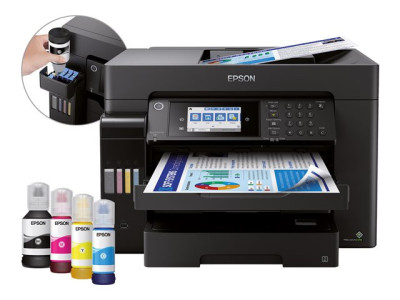 EPSON EcoTank ET-16655 Imprimante jet d'encre couleur multifonction A3 rechargeable